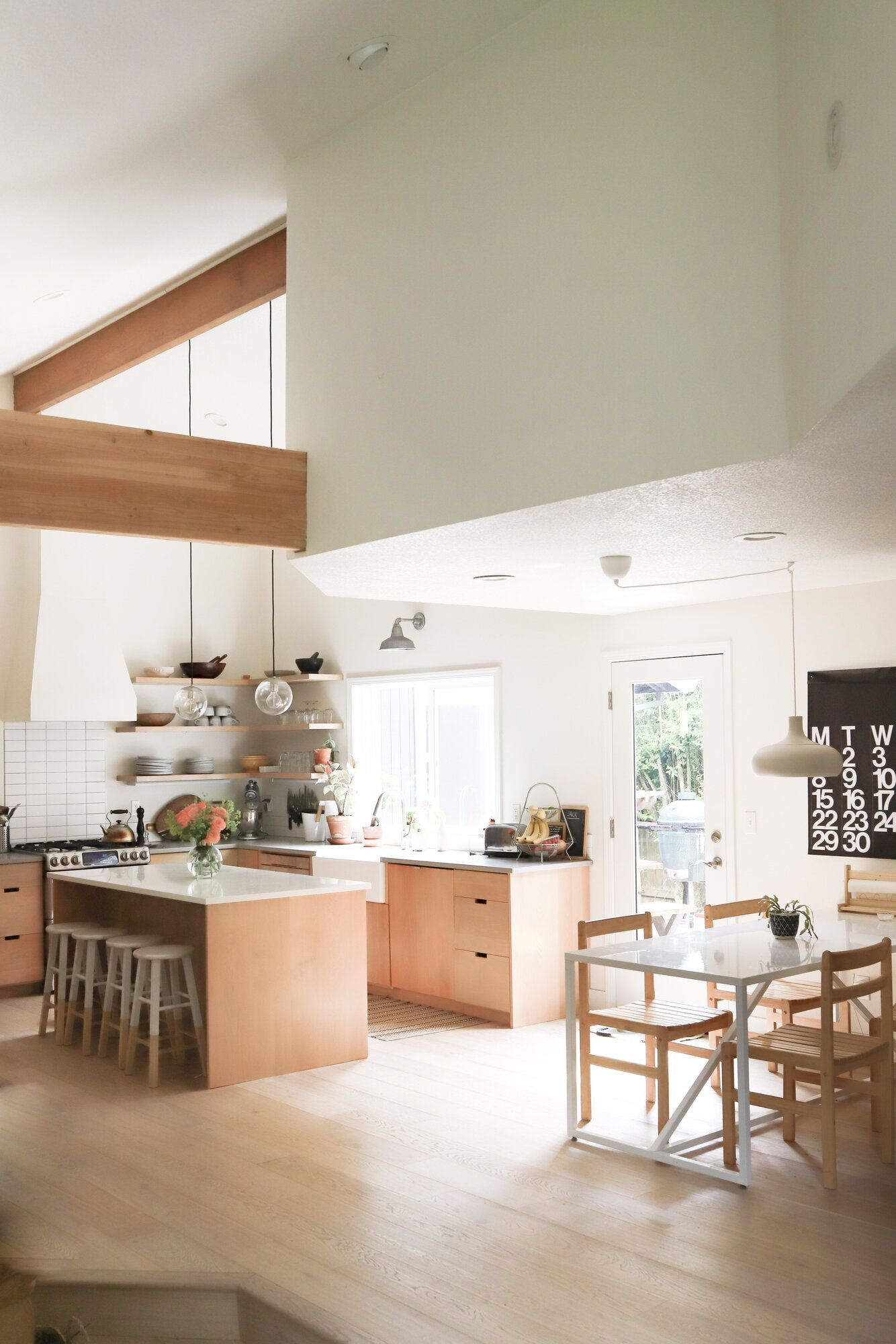 His Builders kitchen and dining remodel
